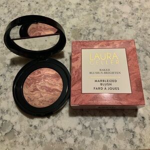 Laura Geller baked blush n brighten marbleized brand new in box rose all day